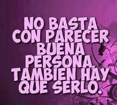 No Basta Con Parecer