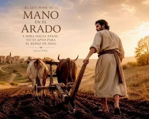 la mano en el arado