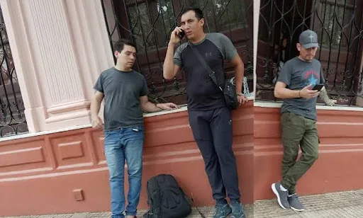 policías. plaza 