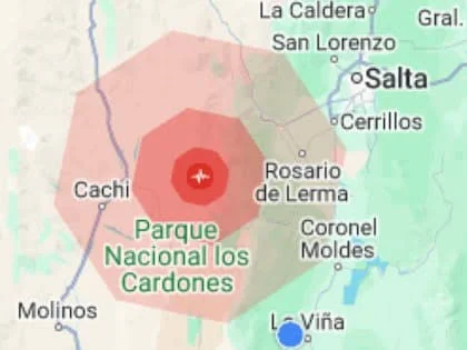 Sismo. Salta