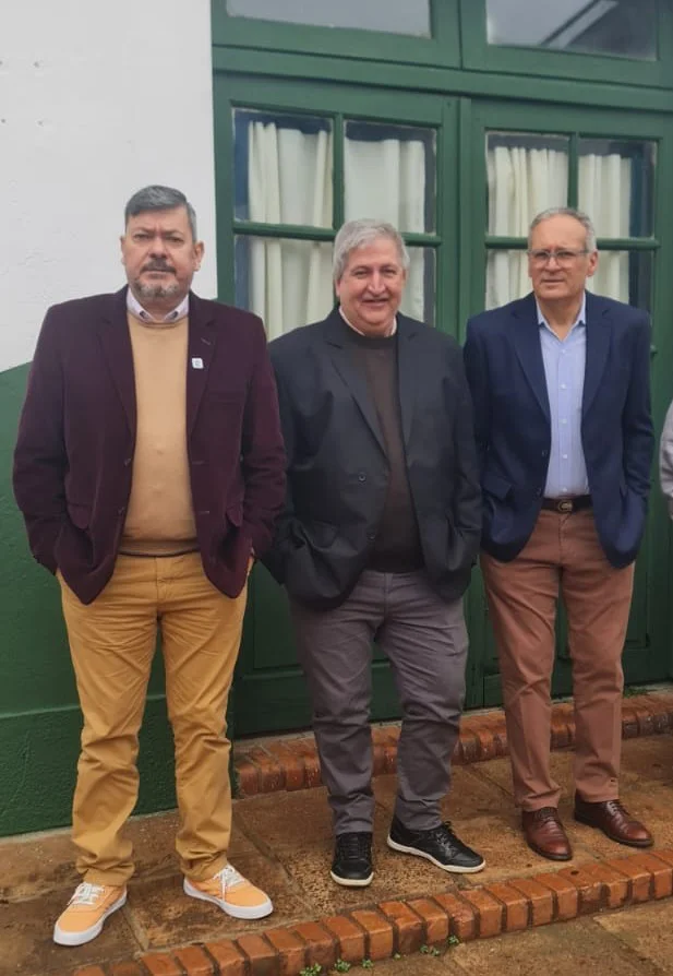 Enio Lemes , Horacio Ortiz y Dante Genesini