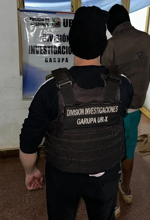 Garupa . Trapito detenido