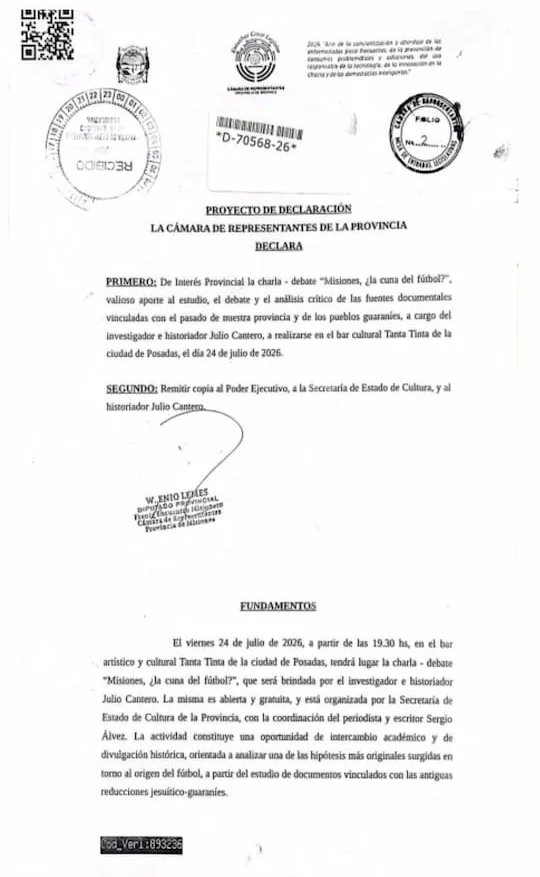 Declaración HCD julio Cantero 