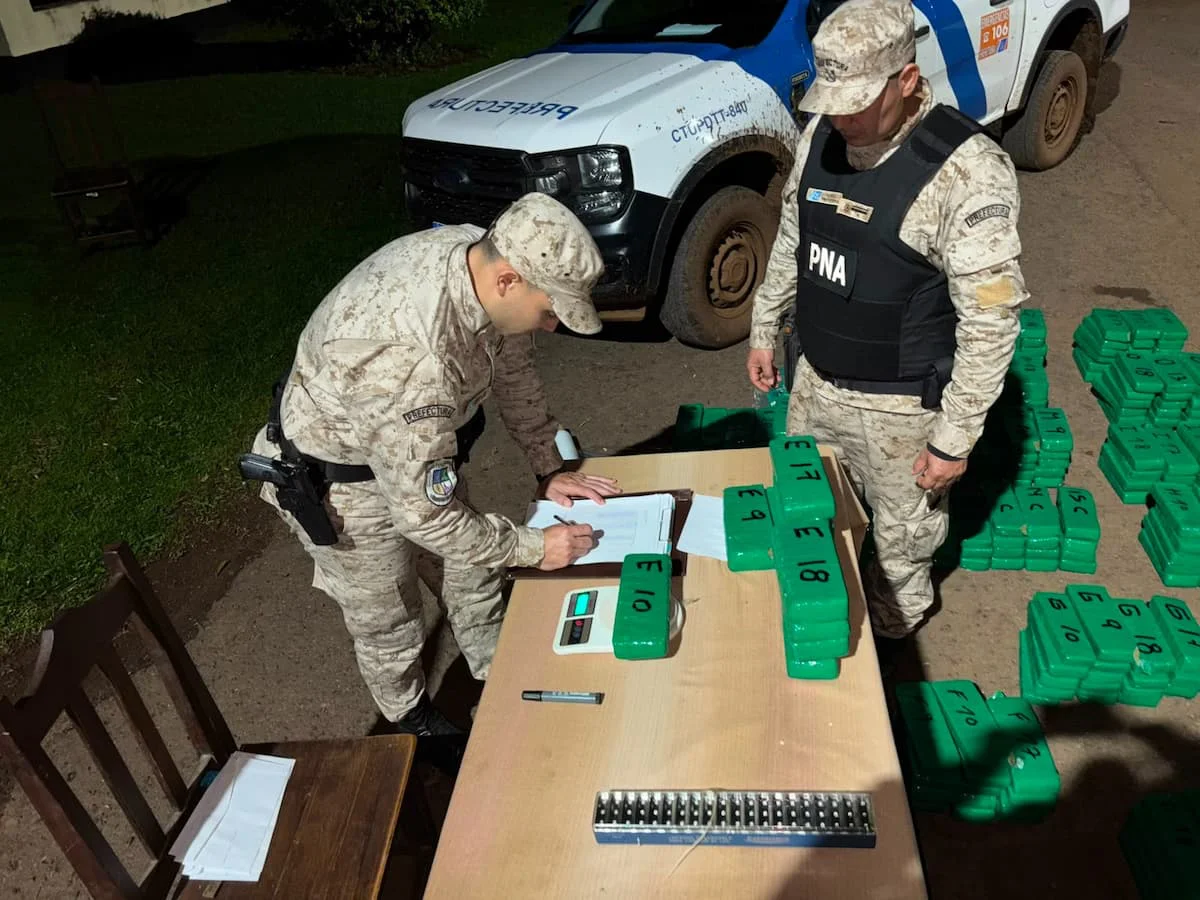Incautan Droga en San Javier