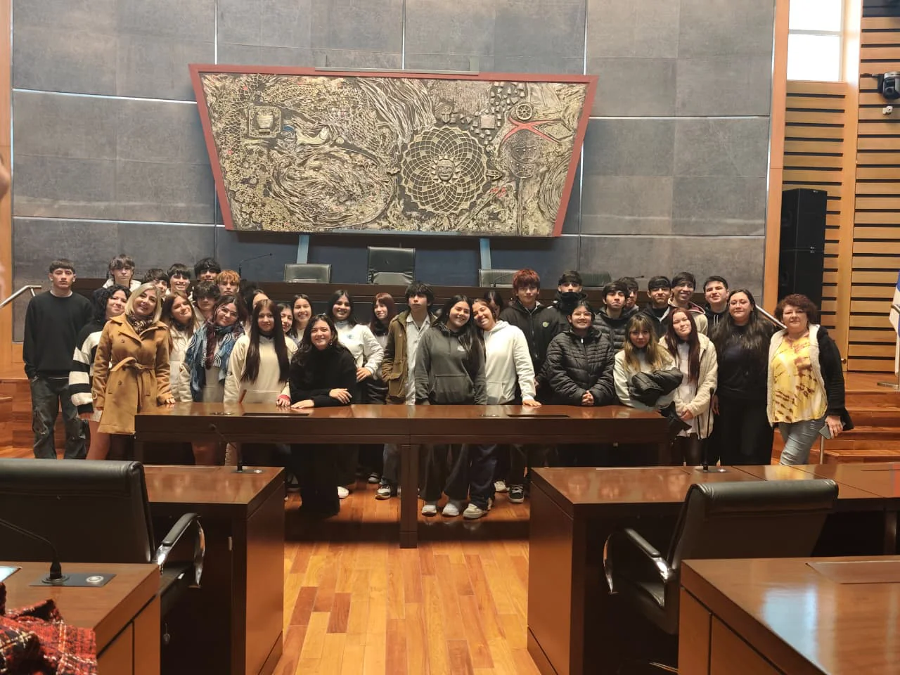 Alumnos en la Legislatura