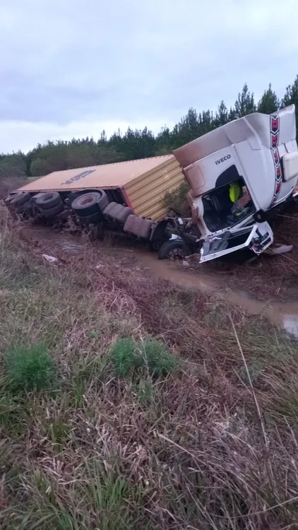 Camión Accidentado 