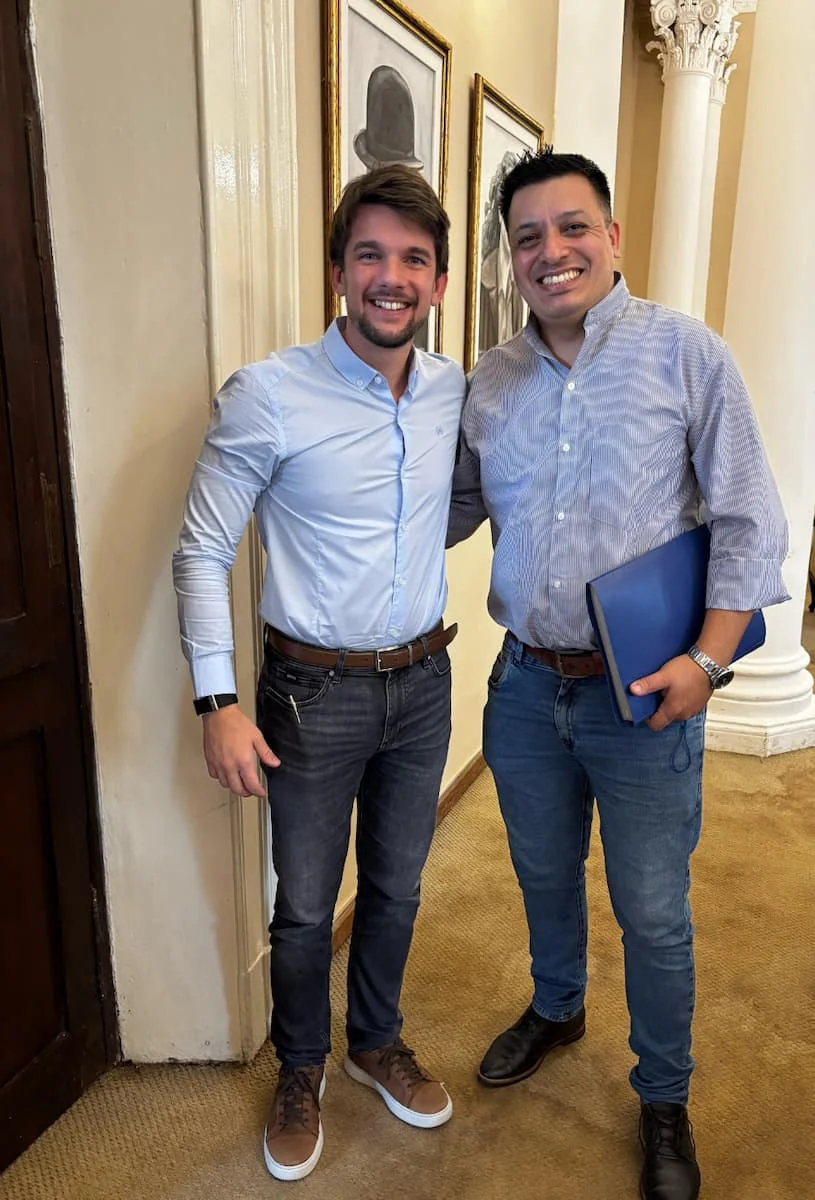 Lucas Romero Spinelli y Ariel Gularte