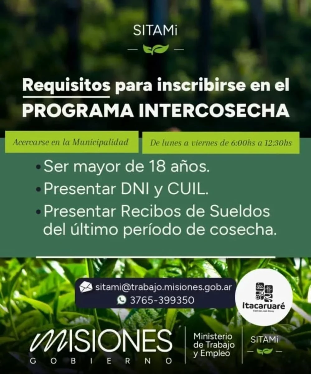 Intercosecha Itacaruare 