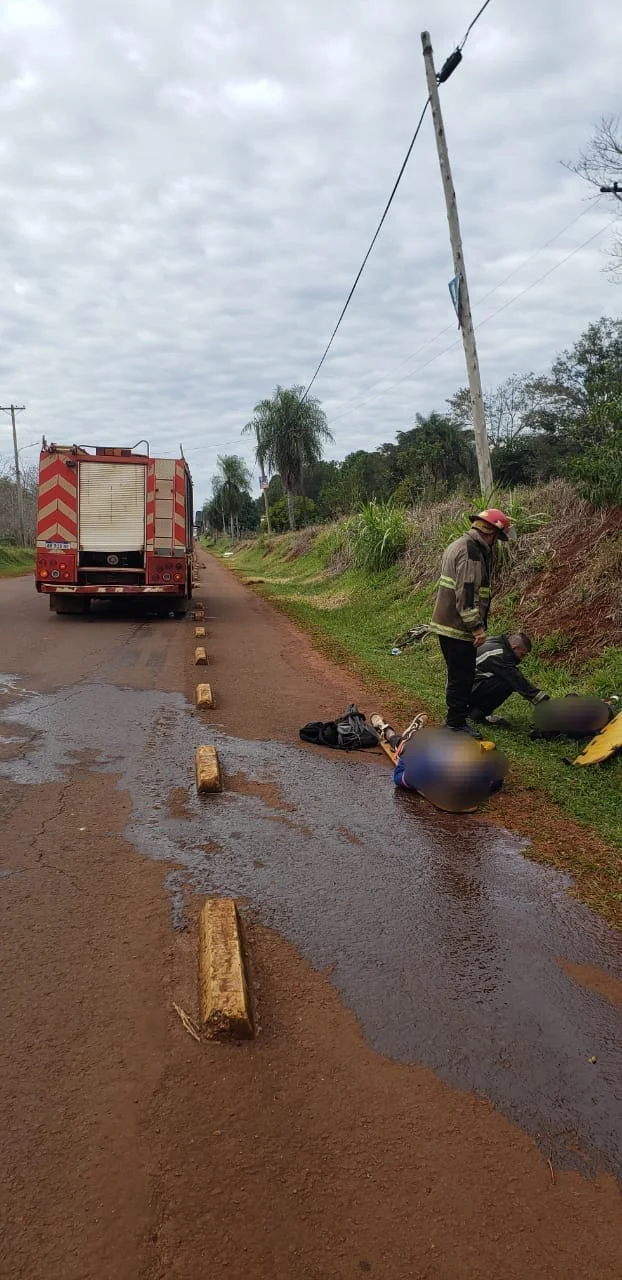 Accidente de ciclistas 