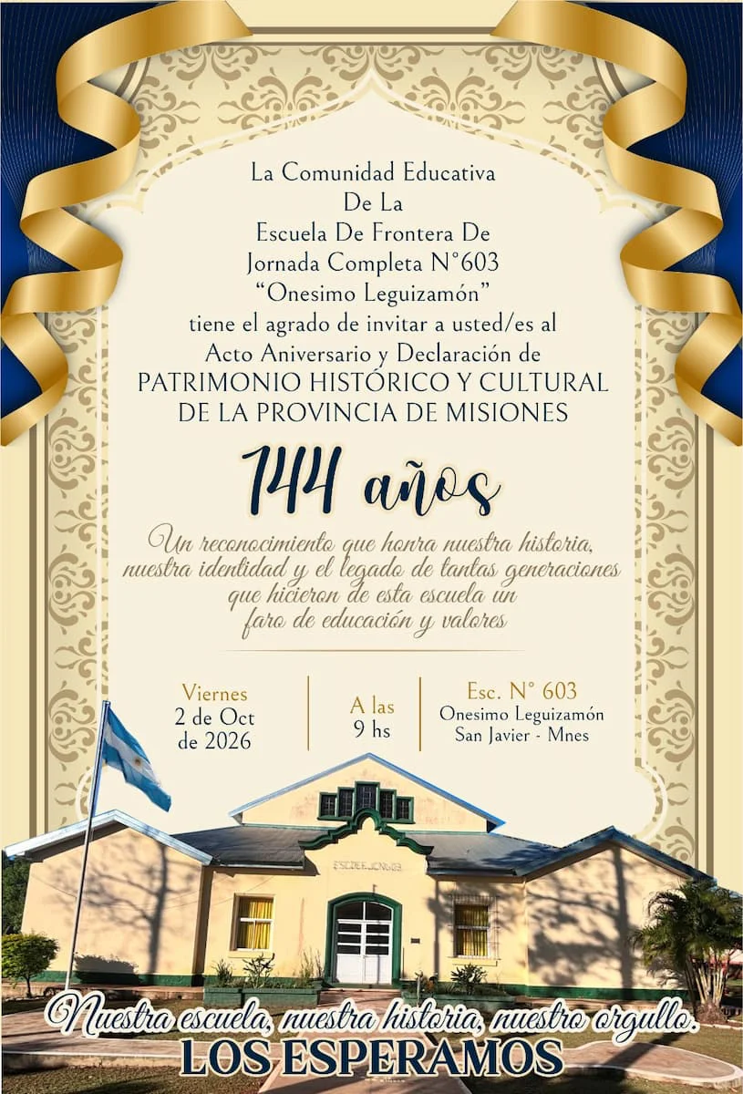 aniversario escuela de frontera
