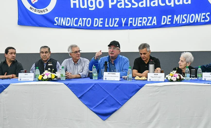 Passalacqua con sindicalistas de Misiones 