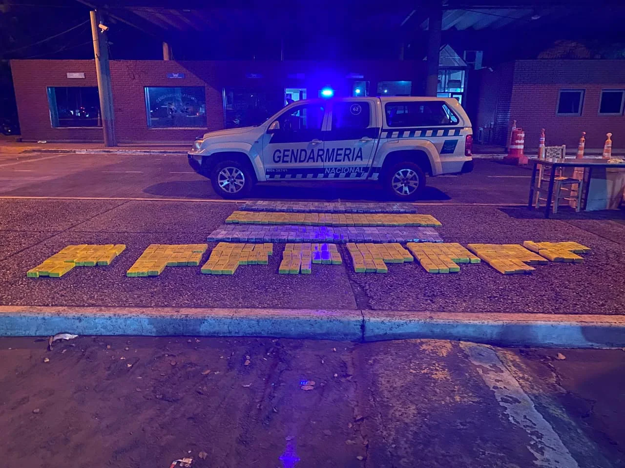 Gendarmería. Droga