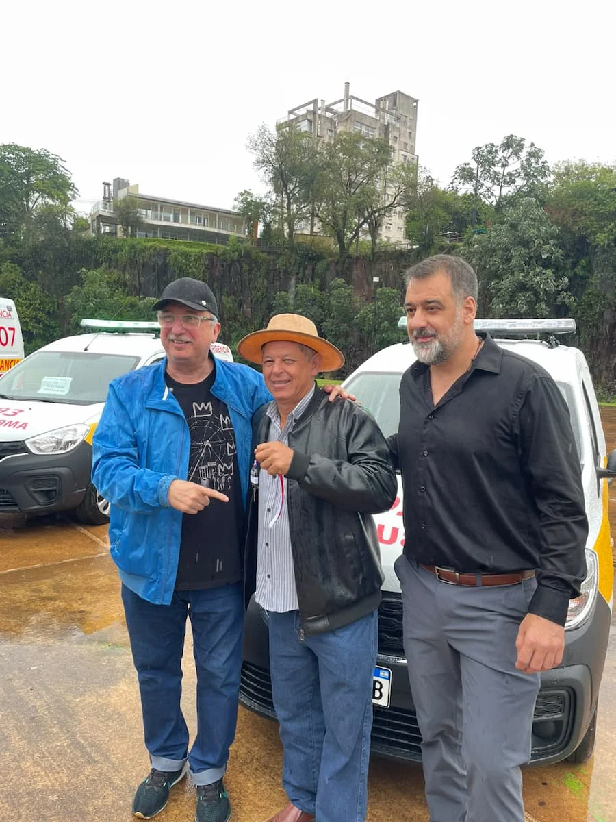 Hugo Passalacqua, José Alvez y Héctor González