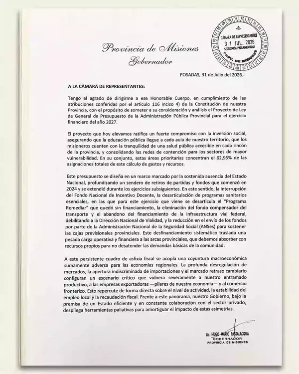 Presupuesto provincial