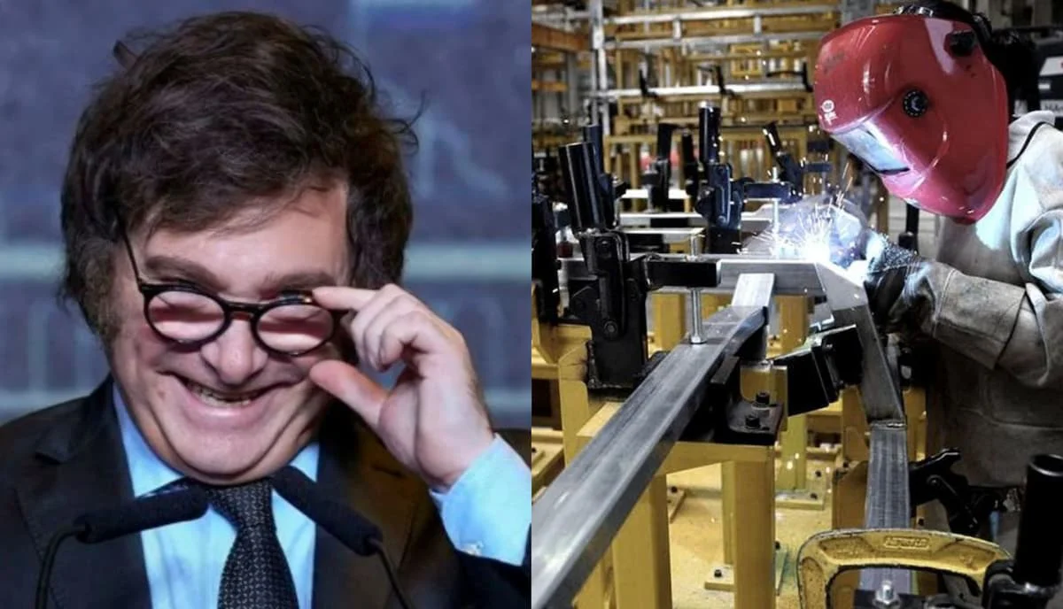Milei. Perdida de trabajo en la industria