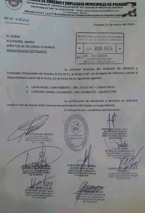 Empleados municipales 