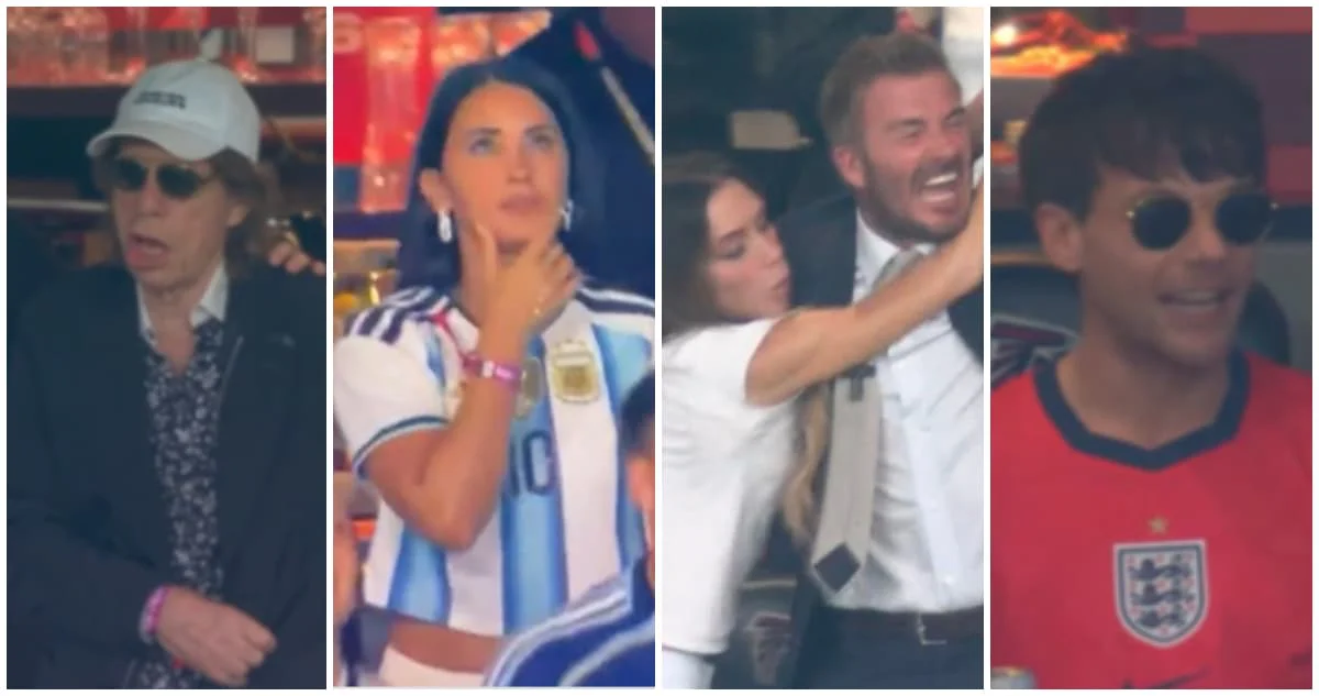 Ingleses famosos en el partido contra Argentina 